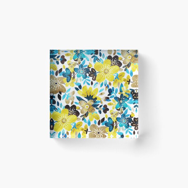 Item preview, Happy Yellow Flower Collage designed and sold by micklyn.