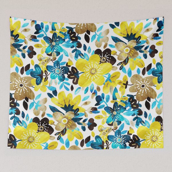 Item preview, Happy Yellow Flower Collage designed and sold by micklyn.