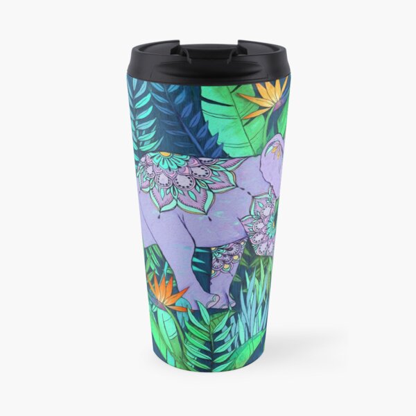 Little Elephant on a Jungle Adventure Travel Mug