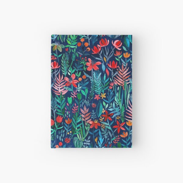 Tropical Ink - a watercolor garden Hardcover Journal