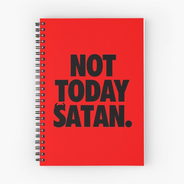 Item preview, NOT TODAY SATAN. designed and sold by cpinteractive.