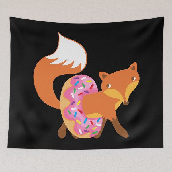 Item preview, Fox & donut designed and sold by plushism.