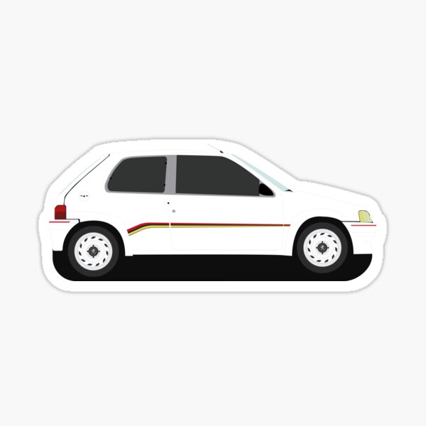 Illustration Peugeot 106 Rallye Sticker