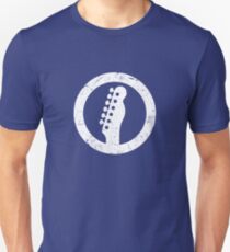 Telecaster Headstock, White Unisex T-Shirt