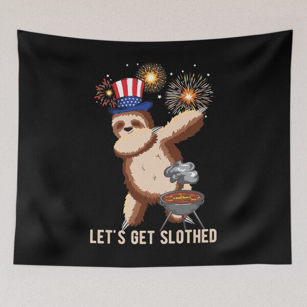Item preview, Let's Get Slothed Dabbing Sloth designed and sold by Basti09.