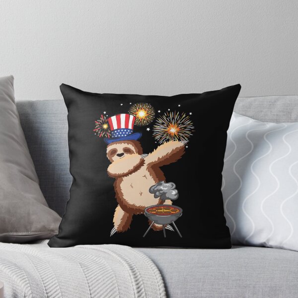 Item preview, Dabbing Sloth July 4th designed and sold by Basti09.