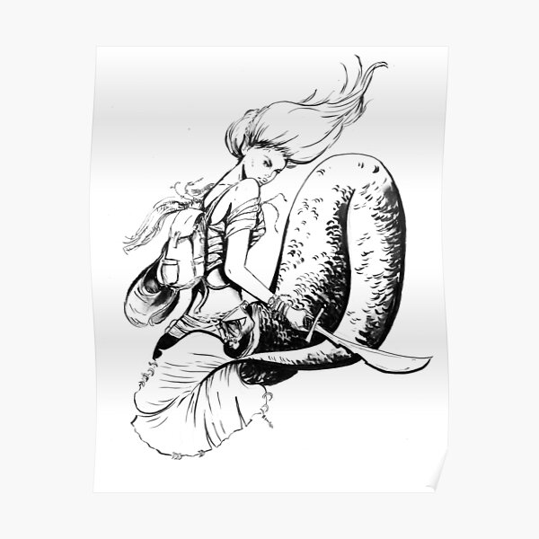 Scavenger Mermaid Poster