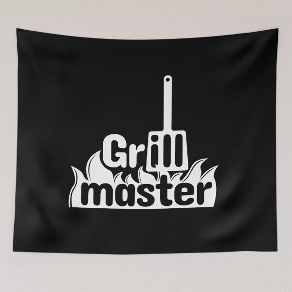 Item preview, Hot Grillmaster Barbeque Chef the Grill Funny BBQ Party Gift designed and sold by peter2art.