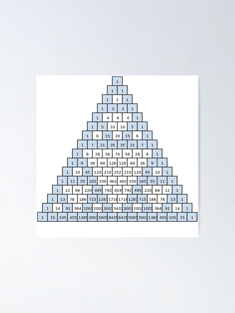 Alternate view of Math-based images in everyday children's setting lay the foundation for subsequent mathematical abilities. Pascal's Triangle, треугольник паскаля, #PascalsTriangle, #треугольникпаскаля Poster