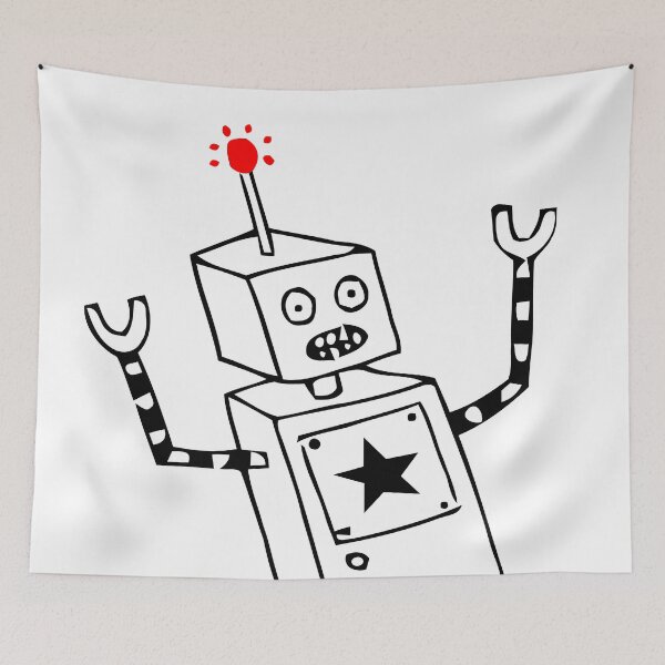 Item preview, Funny confused robot designed and sold by queensoft.