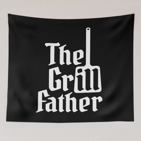 Item preview, The Grillfather Barbeque Grillmaster Chef BBQ Party Gift designed and sold by peter2art.