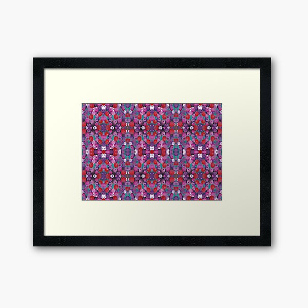 Wildflower Poppy Field Framed Art Print
