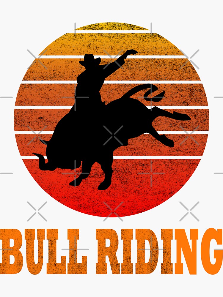 Bull Riding Sports Rider Cowboy Rodeo Country Gift Kids T-Shirt