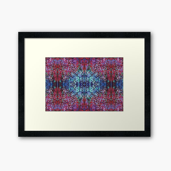 Bohemian Blossom Burst Framed Art Print
