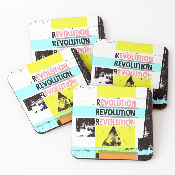 Item preview, A peaceful life begins with a colorful revolution, quote designed and sold by Mauswohn.
