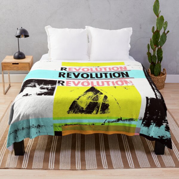 Item preview, A peaceful life begins with a colorful revolution, quote designed and sold by Mauswohn.