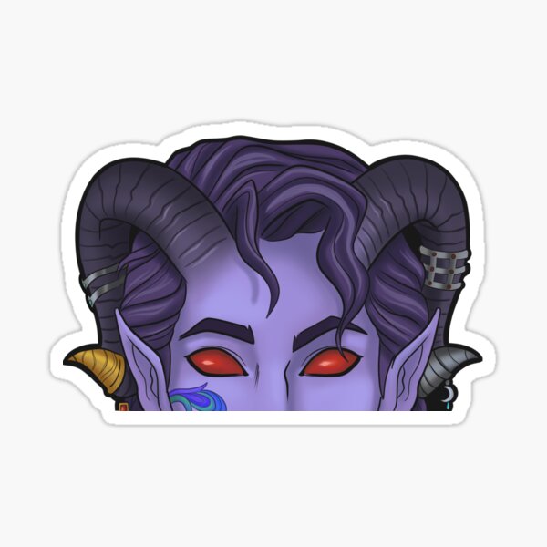 Item preview, Mollymauk Peeper Sticker  designed and sold by Misstmarston.