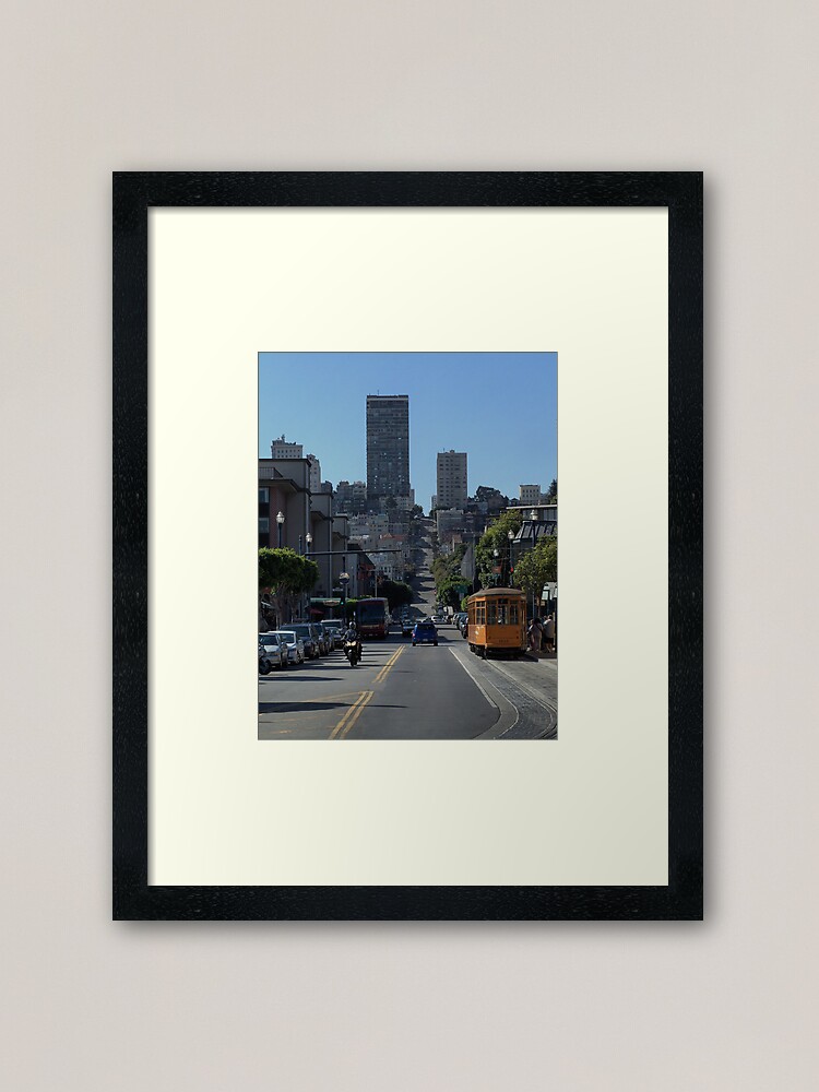 Thumbnail 2 of 7, Framed Art Print, Tram With A View designed and sold by Paul Eden.