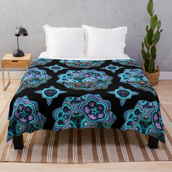 Item preview, Lavender and Teal 3-D Fractal Pattern designed and sold by Lyle Hatch.