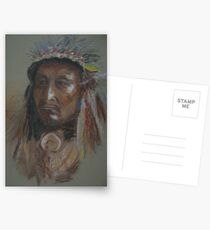 Crazy Thunder-American Indian Chief Postcards