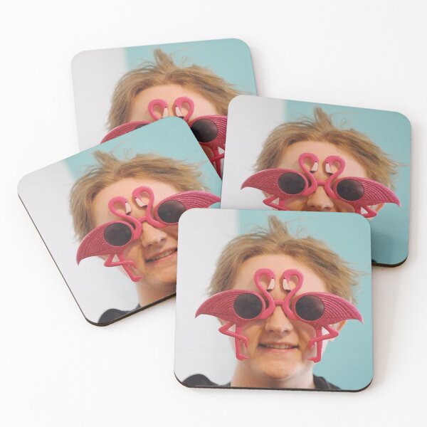 Item preview, Lewis Capaldi with flamingo glasses designed and sold by Etchedclothing.
