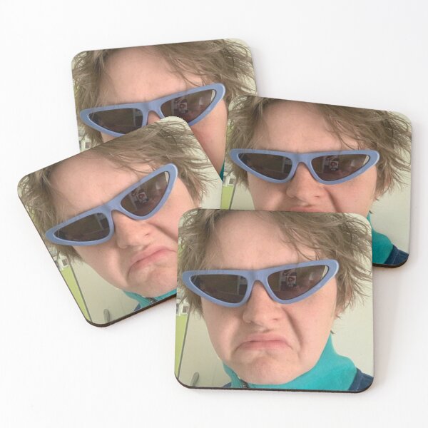 Item preview, Lewis Capaldi with purple funky glasses designed and sold by Etchedclothing.
