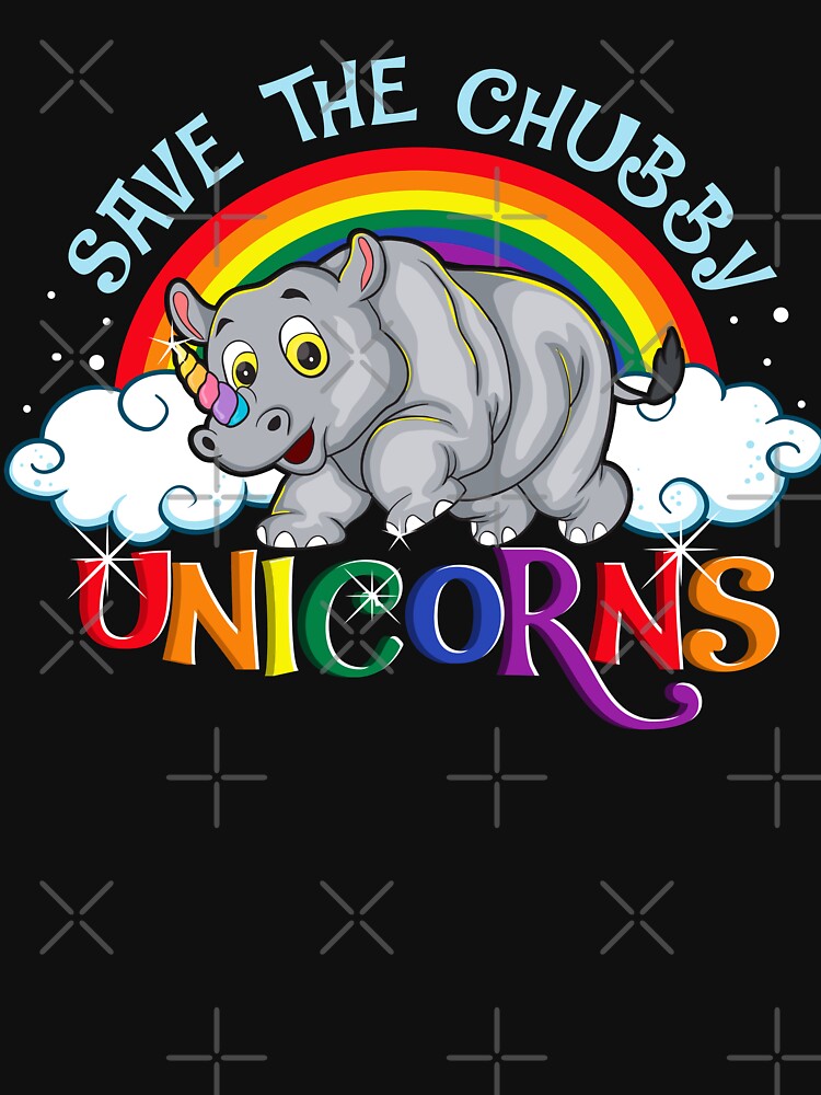 save the chubby rhino t shirt