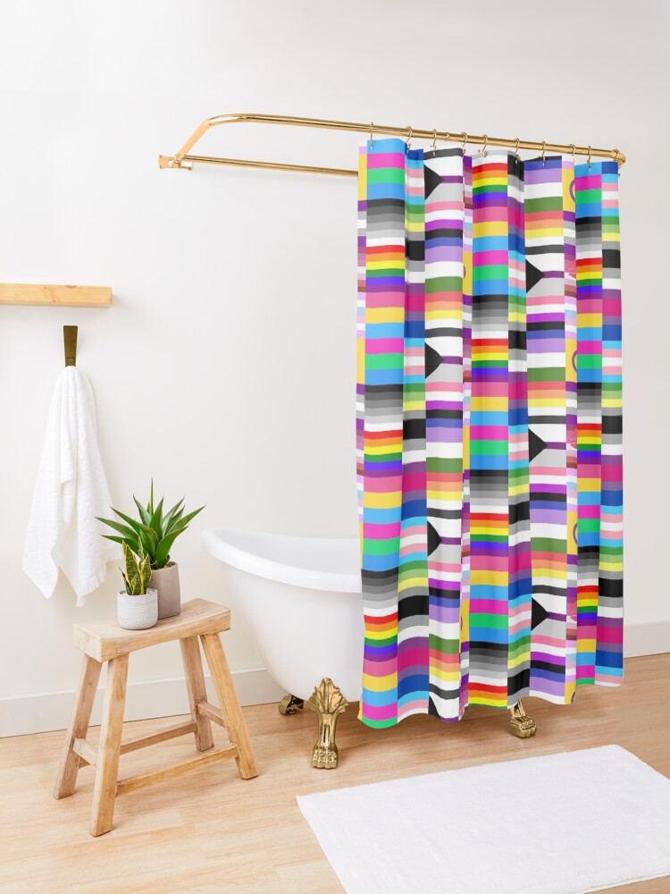 Lgbt Pride Flags Collage Shower Curtain For Sale By Scottykat Redbubble