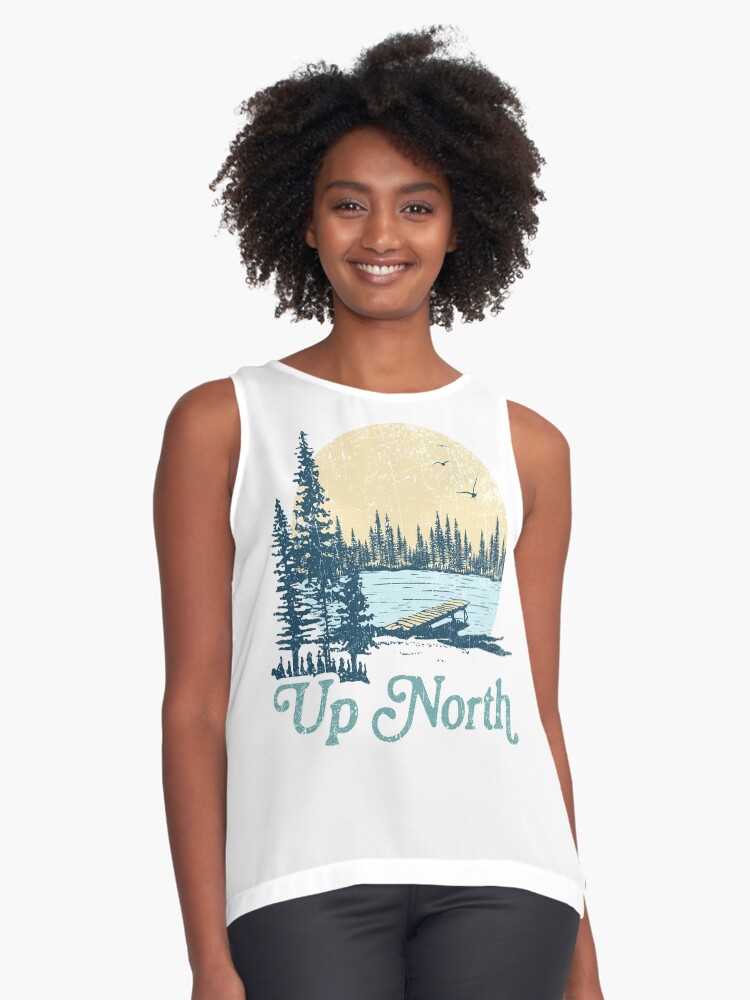 Vista previa del artículo con la obra «Blusa sin mangas», diseñado y vendido por GreatLakesLocal.