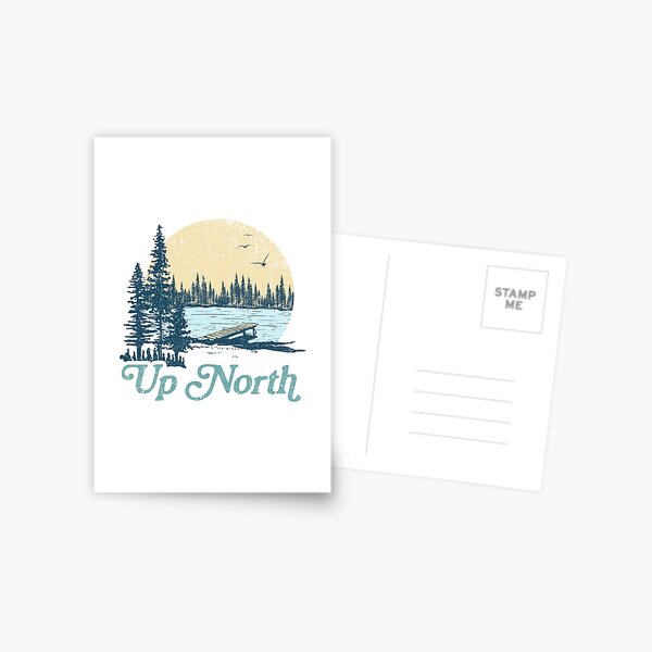 Item preview, Vintage Up North Lake designed and sold by GreatLakesLocal.