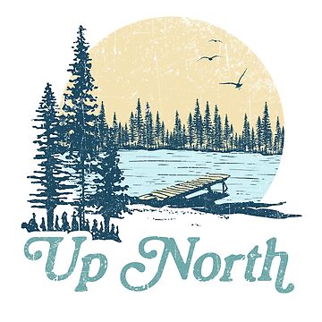Imagen de la obra Vintage Up North Lake de GreatLakesLocal