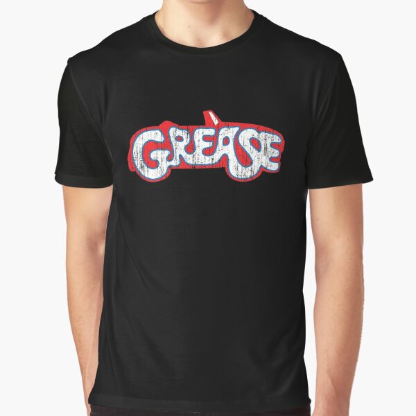 Grease - Aged Logo HD Graphic T-Shirt