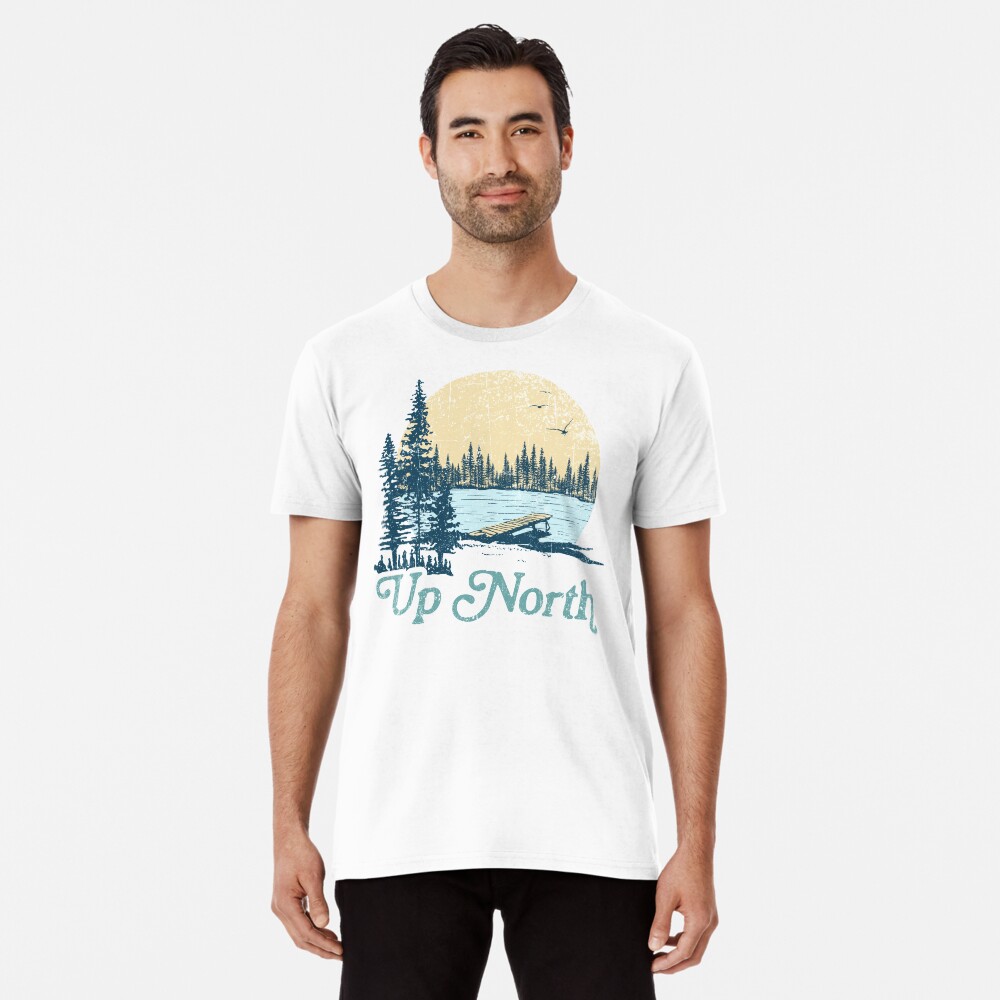 Vista previa del artículo con la obra «Camiseta premium», diseñado y vendido por GreatLakesLocal.