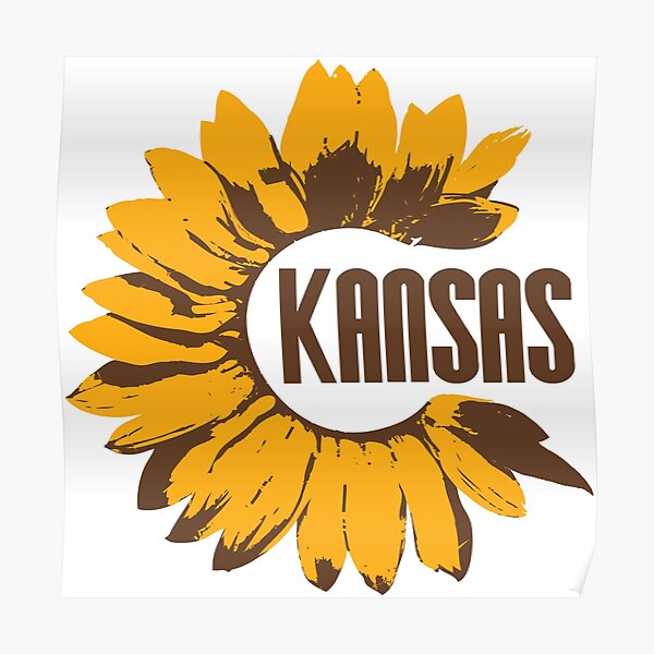 Kansas Sunflower Poster