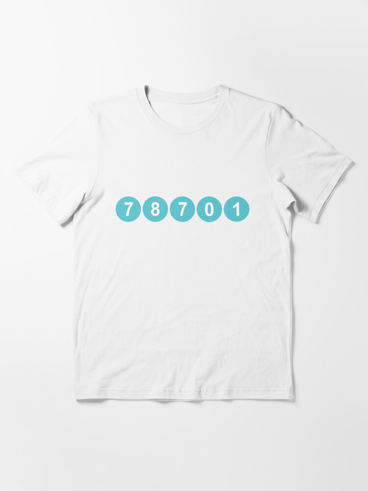 Alternate view of 78701 Austin Zip Code Essential T-Shirt