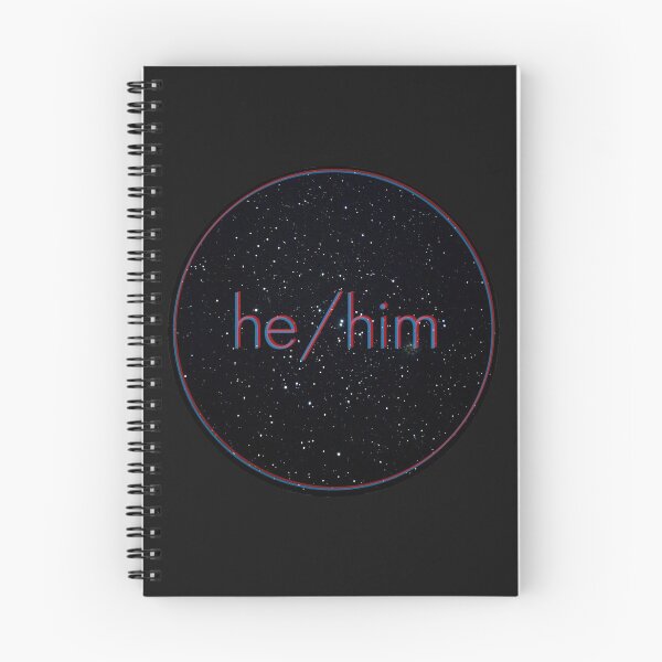 Item preview, Space Pronouns: He/Him designed and sold by Ember Custer.