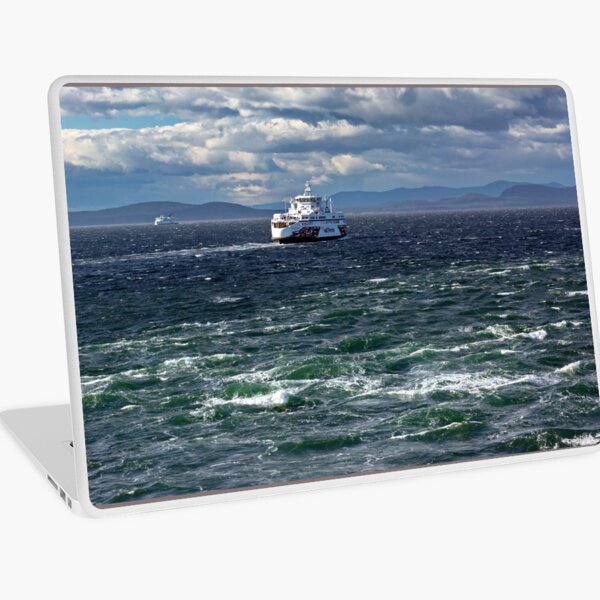 Ferry in The Strait of Georgia Laptop Skin