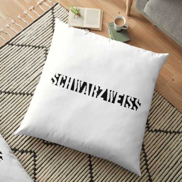 Black and White (White Edition) Floor Pillow