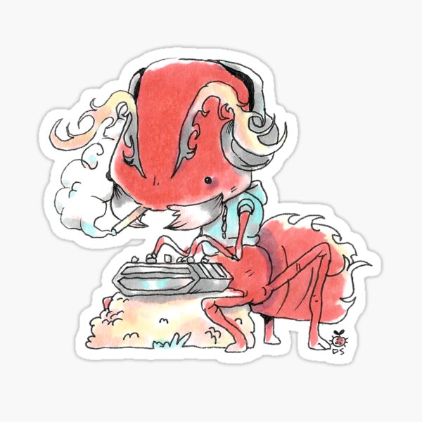 Lo-Fire Ant Sticker