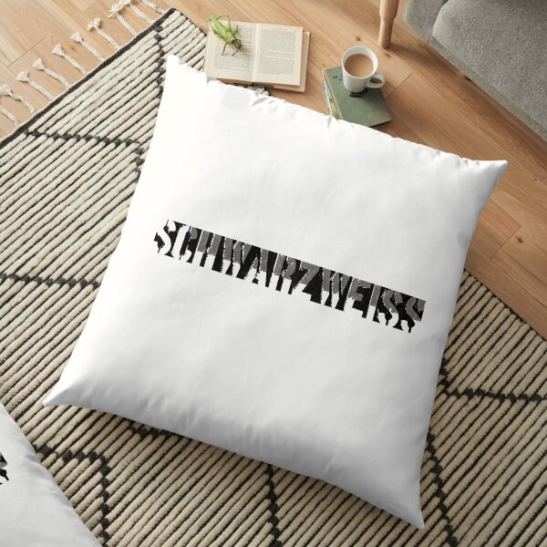 Black and White II (White Edition) Floor Pillow