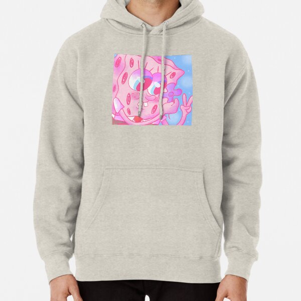 light pink spongebob hoodie