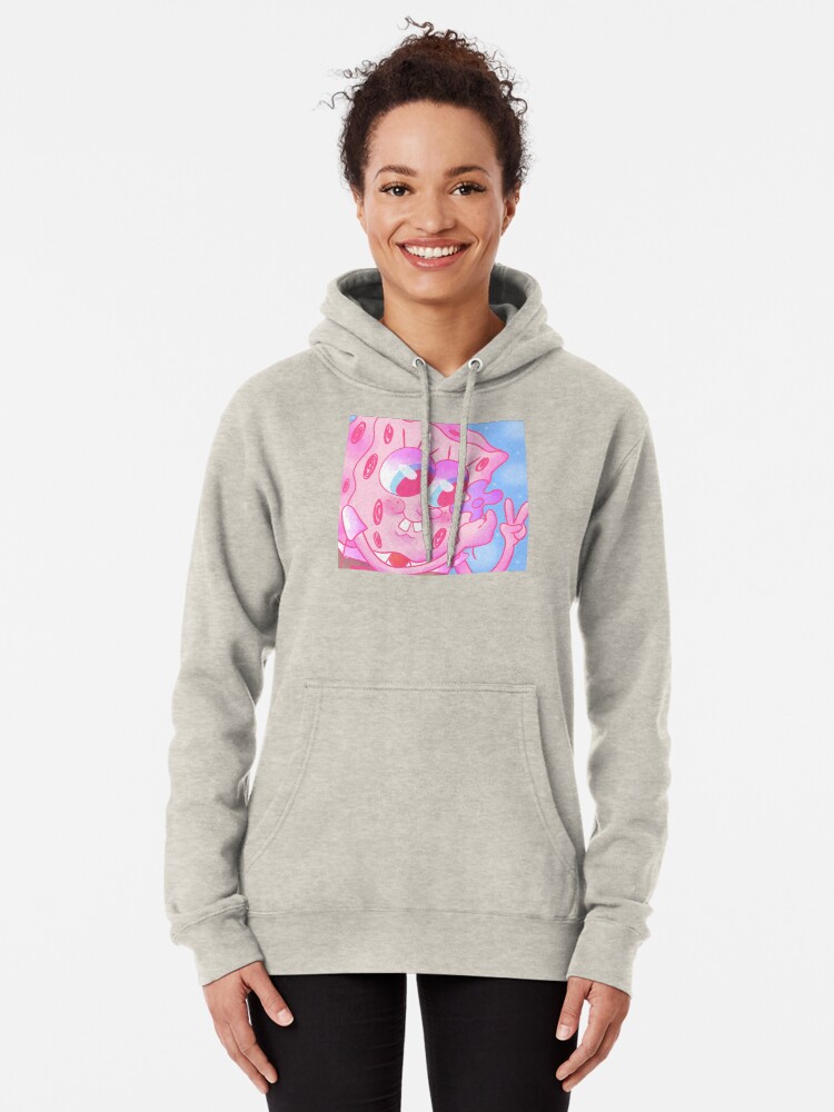 light pink spongebob hoodie