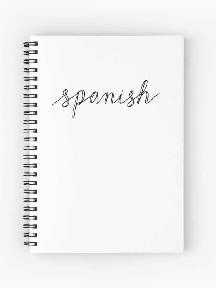 Spanish Class Cursive Label" Journal for Sale by breannehope