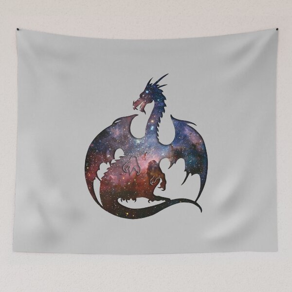 Item preview, Deep Space Dragon Silhouette designed and sold by ferinefire.