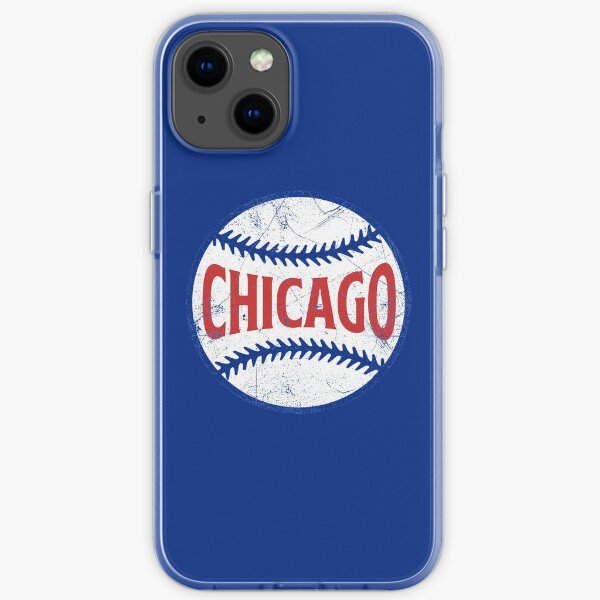 Chicago Retro Baseball - Blue iPhone Soft Case