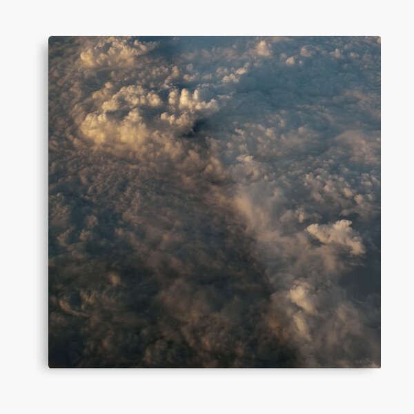 Late Evening Clouds Metal Print