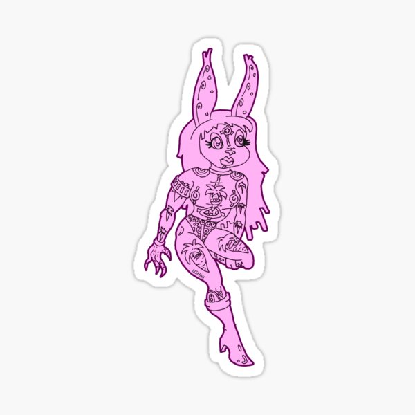 Carrottribe Rabbitgirl Sticker