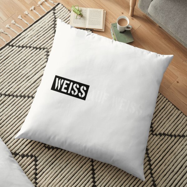 White on white Floor Pillow