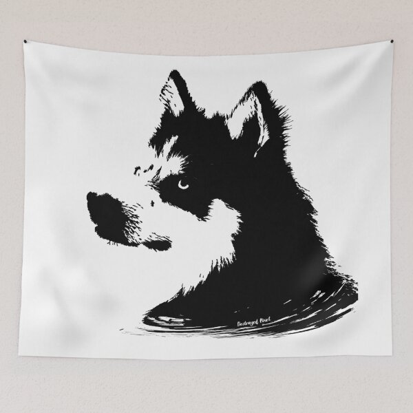 Item preview, Husky head designed and sold by Destroyed-Pixel.