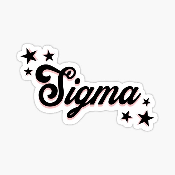 Trendy Sigma Sticker